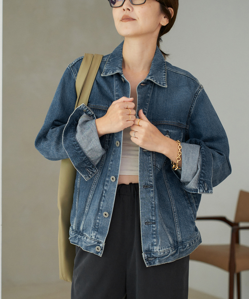 plage（プラージュ）の「《追加》デニムジャケット（デニムジャケット・レディース・ネイビー・40/38/36）」の18枚目の写真