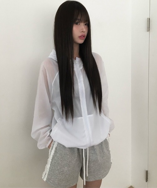 anyonemore（エニワンモア）の「サイドレースラインショートトレーニングパンツ（スウェットパンツ・レディース・ネイビー/グレー/ブラック・MEDIUM/LARGE）」の21枚目の写真