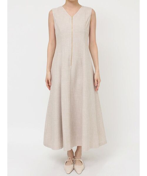 LAGUNAMOON（ラグナムーン）の「フロントZIPミックスカラーワンピース（ワンピース・レディース・ブラウン/ベージュ/ミント/ブラック/ライトブルー・MEDIUM/SMALL）」の17枚目の写真