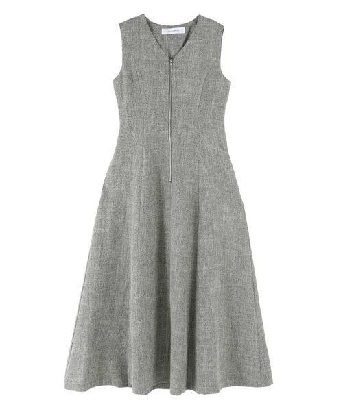 LAGUNAMOON（ラグナムーン）の「フロントZIPミックスカラーワンピース（ワンピース・レディース・ブラウン/ベージュ/ミント/ブラック/ライトブルー・MEDIUM/SMALL）」の10枚目の写真