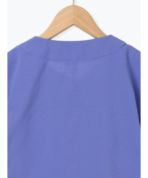 Samansa Mos2 Lagom(サマンサモスモスラーゴム)の「【接触冷感】メッシュ半袖シャツ(シャツ/ブラウス・キッズ・ブラウン/ブルー/キャメル・100/110/120/130/95)」の8枚目の写真