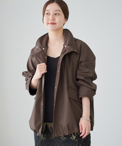 一部カラーWEB限定/》ボンディングフーデッドブルゾン（その他