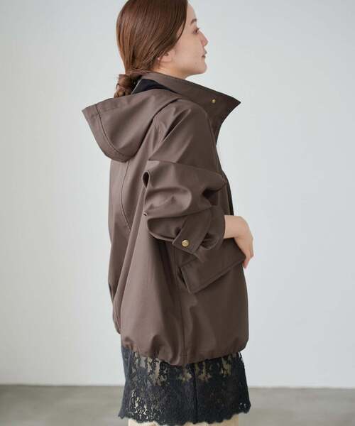 一部カラーWEB限定》ボンディングフーデッドブルゾン（その他