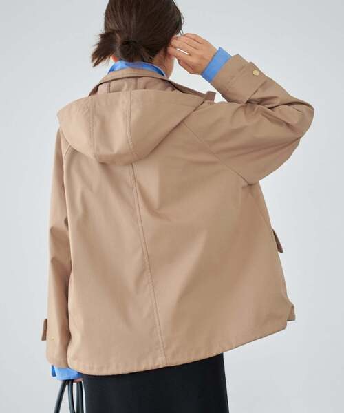 一部カラーWEB限定》ボンディングフーデッドブルゾン（その他