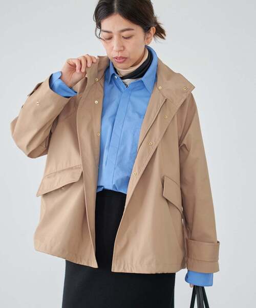 今季新品　イエナ　ボンディングフーデッドブルゾン 一部カラーWEB限定》ボンディングフーデッドブルゾン | イエナ