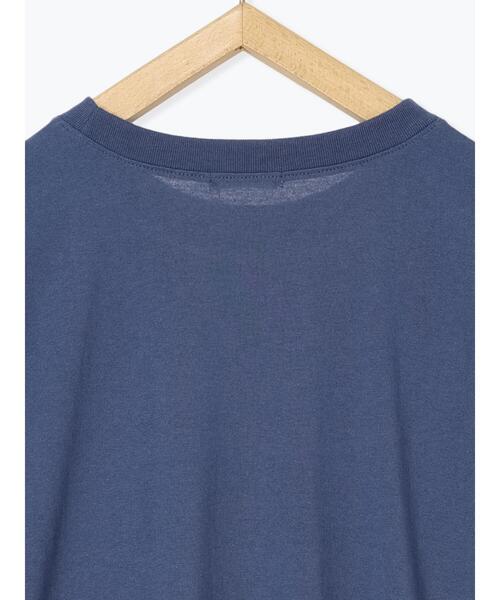 ehka sopo（エヘカソポ）の「フォトプリントオーバーシルエットTシャツ（Tシャツ/カットソー・レディース・チャコールグレー/ブルー/オフホワイト/グリーン・F）」の22枚目の写真