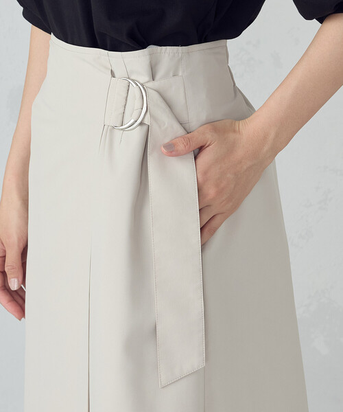 COMME CA ISM（コムサイズム）の「ベルテッド Ａラインスカート（スカート・レディース・カーキ/ブラック/グレイッシュベージュ・MEDIUM/LARGE）」の18枚目の写真