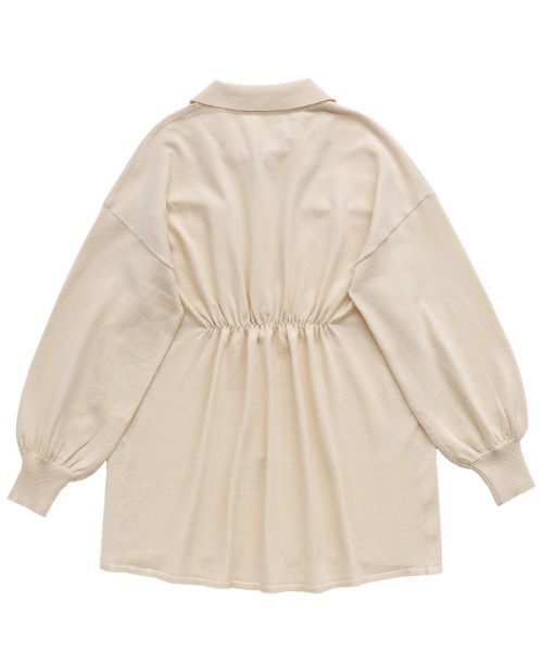 select MOCA Et（セレクトモカエト）の「【Et】Back Shearling Half-Zip Knit（ニット/セーター・レディース・カーキ/アイボリー/ネイビー・FREE）」の9枚目の写真