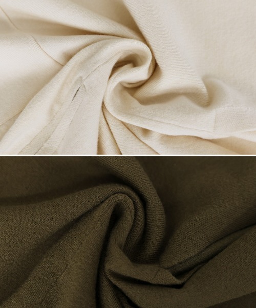 select MOCA Et（セレクトモカエト）の「【Et】Back Shearling Half-Zip Knit（ニット/セーター・レディース・カーキ/アイボリー/ネイビー・FREE）」の12枚目の写真