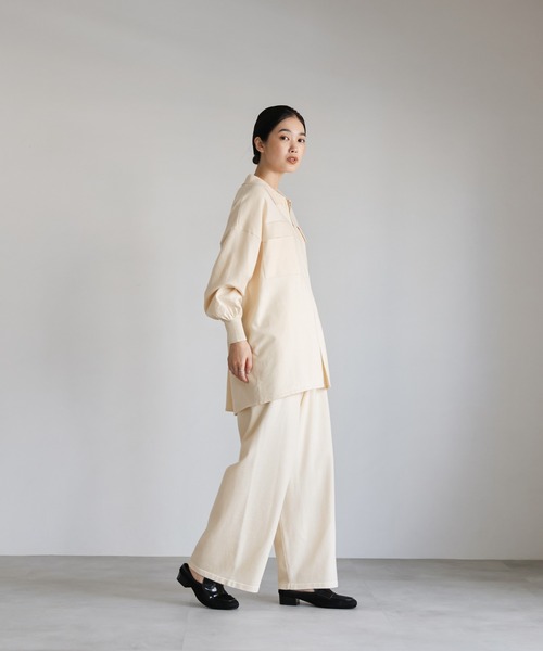 セール】【Et】Back Shearling Half-Zip Knit(ニット/セーター セール】【Et】Back Shearling Half-Zip Knit(ニット/セーター