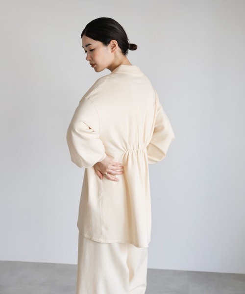 セール】【Et】Back Shearling Half-Zip Knit（ニット/セーター