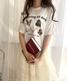 いぬ顔半袖Tシャツ