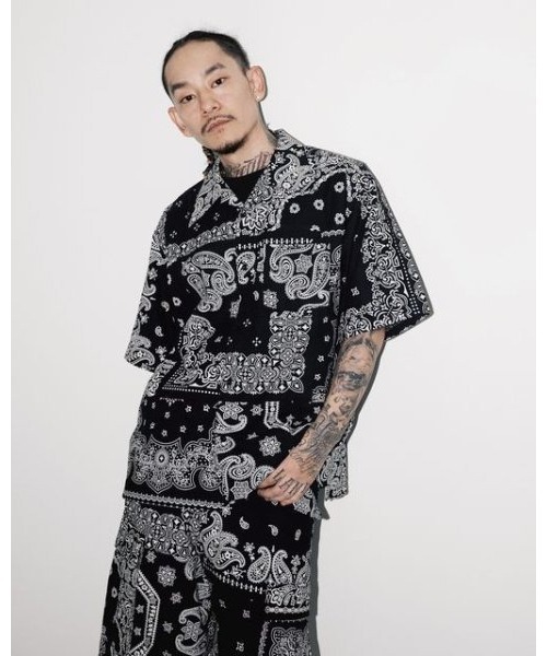 トップス BREATH MIYAGI HIDETAKA BANDANA SHIRT MIYAGI HIDETAKA BANDANA S/S SHIRT（シャツ/ブラウス）｜BREATH