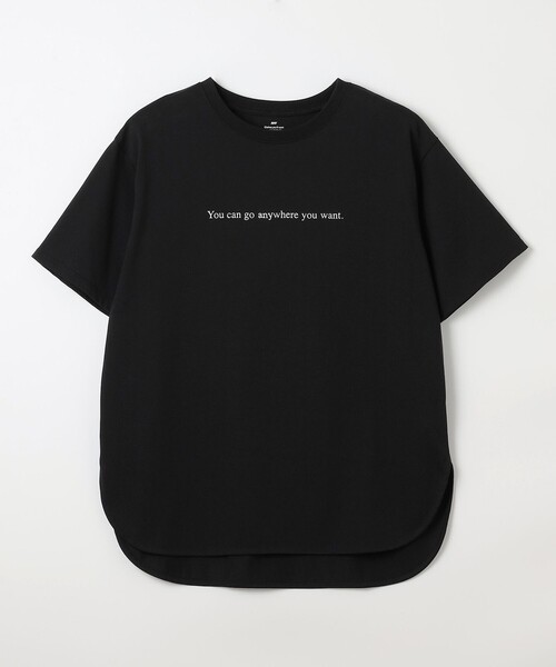 ANY(エニィ)の「オーガビッツロゴテールTシャツ(Tシャツ/カットソー・レディース・ワイン系/アイボリー系/ブラック系・F)」の17枚目の写真