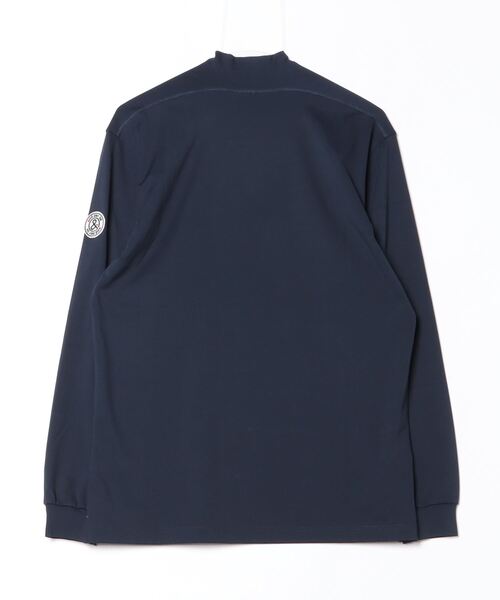 and per se(アンパスィ)の「マシュマロジャージー長袖モックネックシャツ(メンズ)(Tシャツ/カットソー・メンズ・ネイビー/ピンク/ホワイト・LL/L/M)」の11枚目の写真