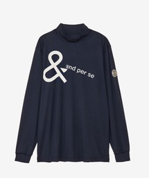 and per se（アンパスィ）の「マシュマロジャージー長袖モックネックシャツ（メンズ）（Tシャツ/カットソー）」