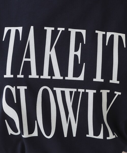 OPAQUE.CLIP(オペークドットクリップ)の「ロゴプリントTシャツ【洗濯機洗い可】(Tシャツ/カットソー・レディース・ホワイト/ダークグレー/ネイビー・00)」の15枚目の写真