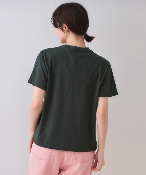 OPAQUE.CLIP(オペークドットクリップ)の「ロゴプリントTシャツ【洗濯機洗い可】(Tシャツ/カットソー・レディース・ホワイト/ダークグレー/ネイビー・00)」の18枚目の写真