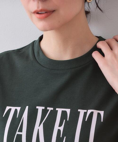 OPAQUE.CLIP(オペークドットクリップ)の「ロゴプリントTシャツ【洗濯機洗い可】(Tシャツ/カットソー・レディース・ホワイト/ダークグレー/ネイビー・00)」の19枚目の写真