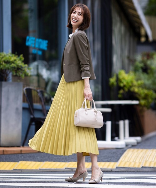 ANY SIS（エニィスィス）の「ウーステッドエステル クルーネック ジャケット（ノーカラージャケット・レディース・ネイビー系/グレー系・X-SMALL）」の19枚目の写真