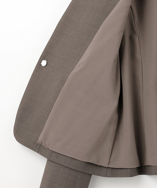 ANY SIS（エニィスィス）の「ウーステッドエステル クルーネック ジャケット（ノーカラージャケット・レディース・ネイビー系/グレー系・X-SMALL）」の12枚目の写真