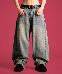 MAISON SELECT（メゾンセレクト）の「7A2 サイド切り替え バレルレッグデニム（デニムパンツ）」