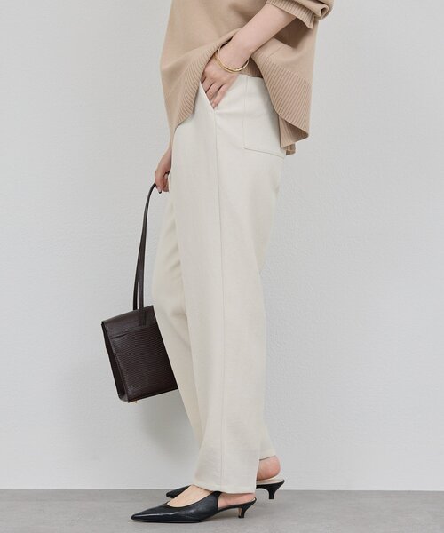 GALLARDAGALANTE(ガリャルダガランテ)の「【シワになりにくい】ジャージーテーパードパンツ(その他パンツ・レディース・アイボリー/グレイッシュベージュ/ブラック・0/1/2)」の20枚目の写真