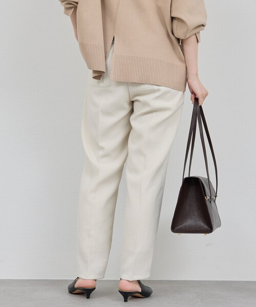 GALLARDAGALANTE(ガリャルダガランテ)の「【シワになりにくい】ジャージーテーパードパンツ(その他パンツ・レディース・アイボリー/グレイッシュベージュ/ブラック・0/1/2)」の21枚目の写真