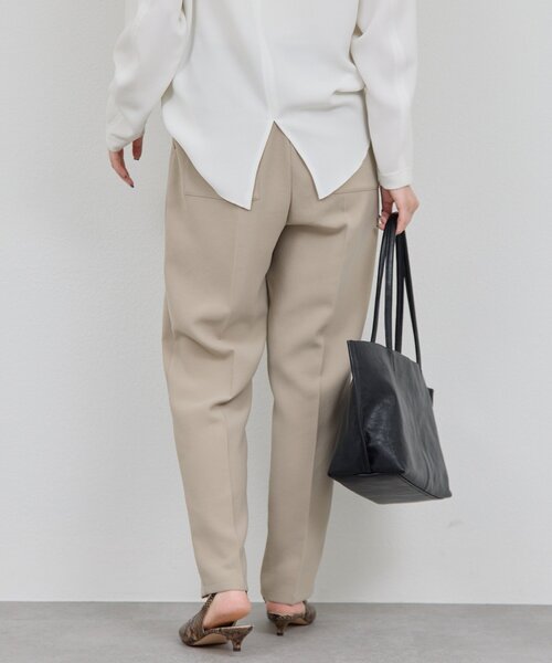 GALLARDAGALANTE(ガリャルダガランテ)の「【シワになりにくい】ジャージーテーパードパンツ(その他パンツ・レディース・アイボリー/グレイッシュベージュ/ブラック・0/1/2)」の12枚目の写真