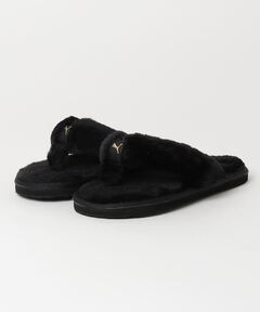 プーマ PUMA サンダル ファー レオパード PUMA プーマ サンダル レディース フラッフ リミックス アニマル