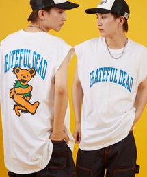 Grateful Dead(グレイトフルデッド)の【GRATEFUL DEAD】オーバーサイズ プリント ノースリーブTシャツ(タンクトップ)
