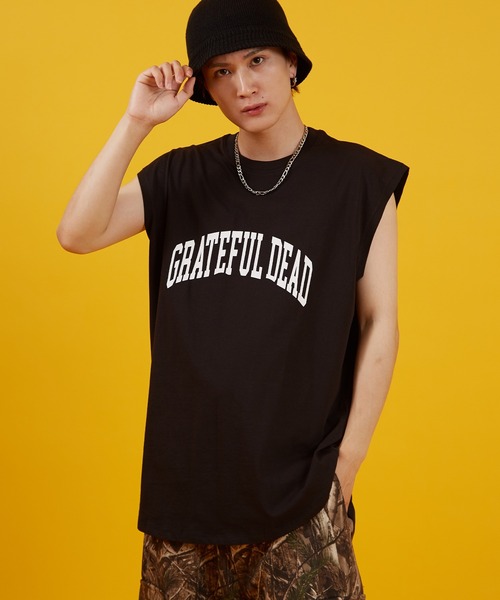 Grateful Dead（グレイトフルデッド）の「【GRATEFUL DEAD】オーバーサイズ プリント ノースリーブTシャツ（タンクトップ・メンズ・ホワイト/ブラック系/ホワイト系・MEDIUM/LARGE/X-LARGE）」の21枚目の写真