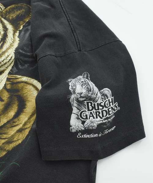 LABORATORY R(ラボラトリーアール)の「【USED】90’s ONITA “WhiteTiger” アニマル Tシャツ(Tシャツ/カットソー・メンズ・ブラック・LARGE)」の5枚目の写真