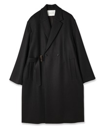 CULLNI(Nj)Wool Melton Tie Locken Long Chester Coat(`FX^[R[g)