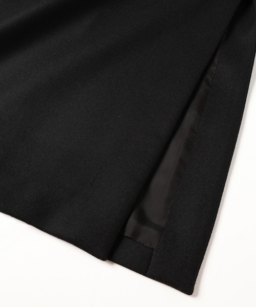 CULLNI（クルニ）の「Wool Melton Tie Locken Long Chester Coat（チェスターコート・メンズ・ネイビー/ブラック・2/1/0）」の14枚目の写真