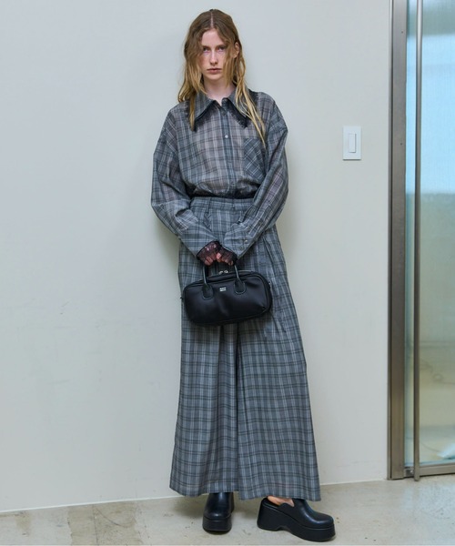 セール】2way Attachment Lace Shirt/2WAYアタッチメントレースシャツ