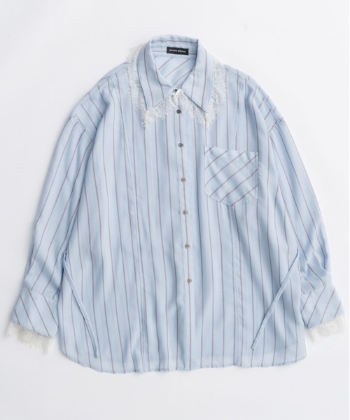 MAISON SPECIAL レース クロップドシャツ FREE MAISON SPECIAL レース クロップドシャツ FREE MAISON SPECIAL