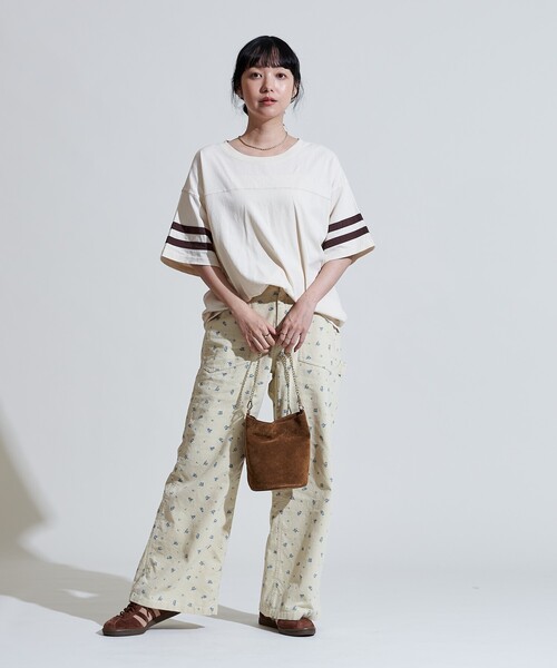 BLESS U ブレスユー　コーデュロイパンツ BLESS YOU/ブレスユー】コーデュロイフラワー刺繍パンツ | WHO'S