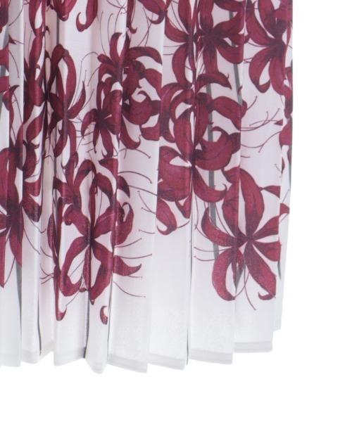 彼岸花柄プリーツジャンスカ（ワンピース）｜axes femme