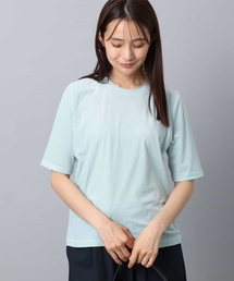 MK MICHEL KLEIN | シアーベロアTシャツ/洗える(Tシャツ/カットソー)