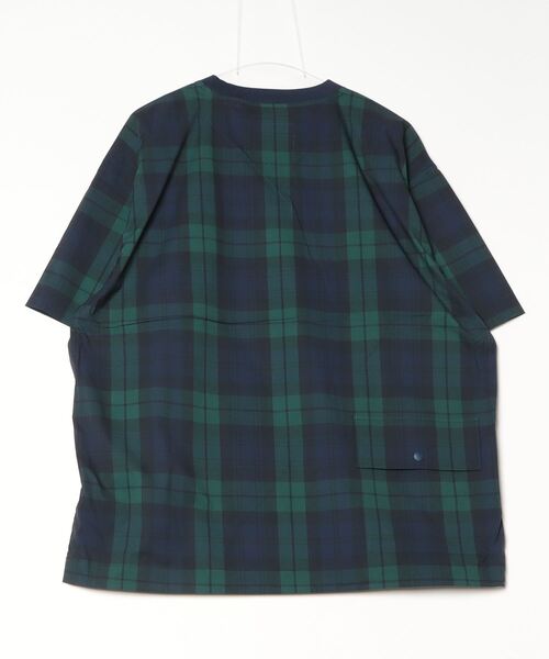 penguin BY MUNSINGWEAR（ペンギン バイ マンシングウェア）の「UTILITY SHORT SLEEVE CHECK JACKET　半袖チェックシャツゴルフウェア（Tシャツ/カットソー・メンズ・ネイビー・L/M/XL）」の9枚目の写真