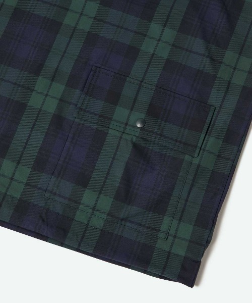 penguin BY MUNSINGWEAR（ペンギン バイ マンシングウェア）の「UTILITY SHORT SLEEVE CHECK JACKET　半袖チェックシャツゴルフウェア（Tシャツ/カットソー・メンズ・ネイビー・L/M/XL）」の7枚目の写真