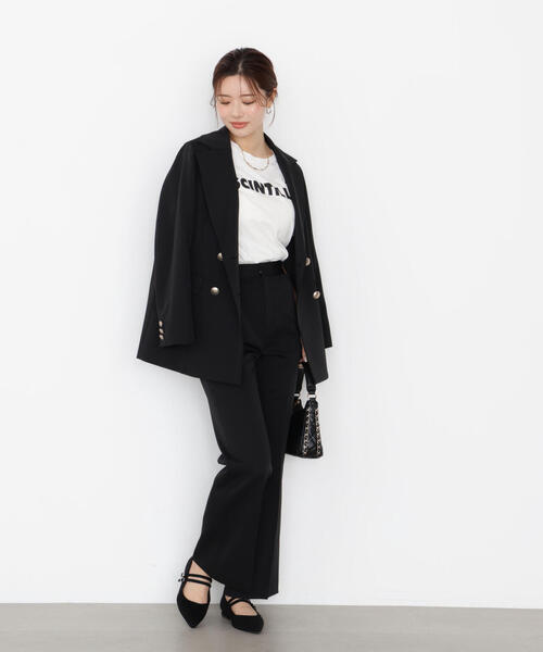 PROPORTION BODY DRESSING（プロポーションボディドレッシング）の「美ラインフレアパンツ / 1215230806（その他パンツ・レディース・ブラウン/ベージュ/ブラック・SMALL/MEDIUM）」の10枚目の写真