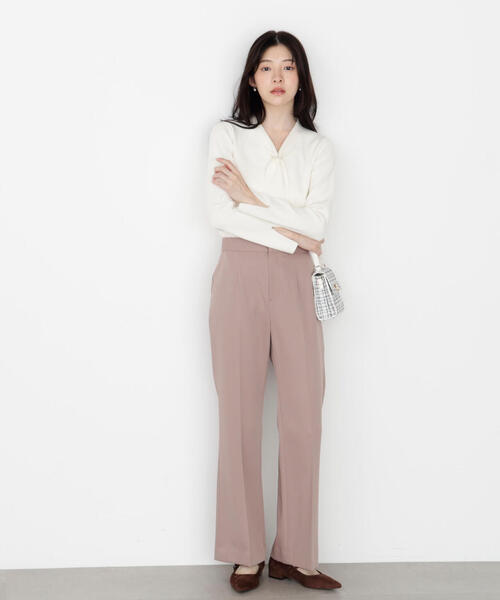 PROPORTION BODY DRESSING（プロポーションボディドレッシング）の「美ラインフレアパンツ / 1215230806（その他パンツ・レディース・ブラウン/ベージュ/ブラック・SMALL/MEDIUM）」の16枚目の写真