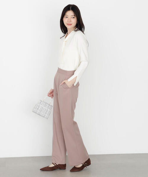 PROPORTION BODY DRESSING（プロポーションボディドレッシング）の「美ラインフレアパンツ / 1215230806（その他パンツ・レディース・ブラウン/ベージュ/ブラック・SMALL/MEDIUM）」の17枚目の写真