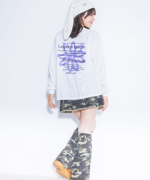 repipi armario（レピピ アルマリオ）の「ウサミミワッチ（ニットキャップ/ビーニー・キッズ・ホワイト/ブラック・FREE）」の4枚目の写真