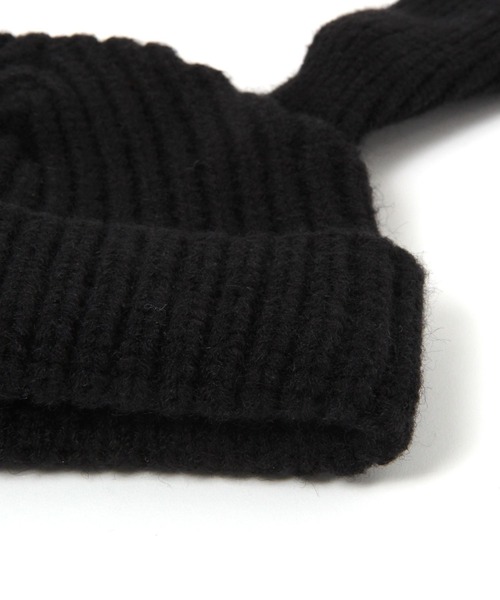 repipi armario（レピピ アルマリオ）の「ウサミミワッチ（ニットキャップ/ビーニー・キッズ・ホワイト/ブラック・FREE）」の16枚目の写真