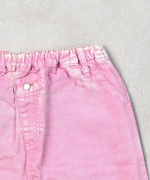 MARKEY'S（マーキーズ）の「クロスディテールミニスカート（スカート・キッズ・ライトブルー/ブラック/イエロー/ピンク/ブラウン・S/M/L/LL）」の15枚目の写真