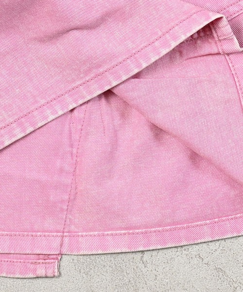 MARKEY'S（マーキーズ）の「クロスディテールミニスカート（スカート・キッズ・ライトブルー/ブラック/イエロー/ピンク/ブラウン・S/M/L/LL）」の17枚目の写真