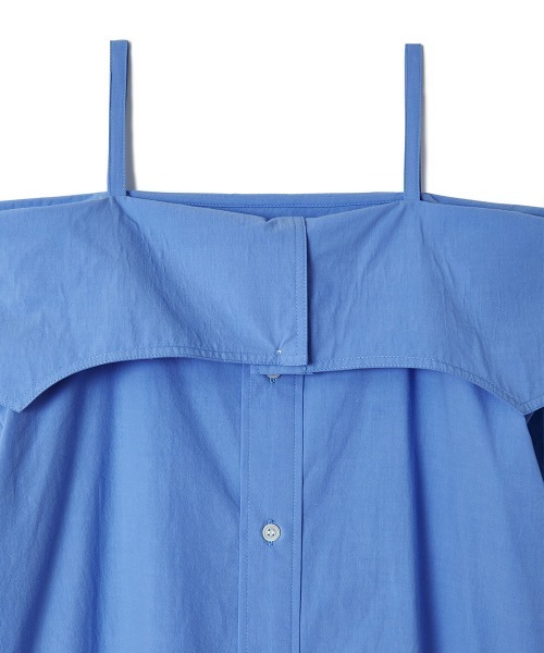 soduk(スドーク)の「shirt"less" shirt(シャツ/ブラウス・レディース・ブルー/ブラック/ホワイト・ONE SIZE)」の7枚目の写真